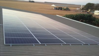 energia solar em fazenda sao desiderio